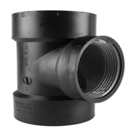 Charlotte Pipe And Foundry 3 HxHxFIP Test Tee ABS004451000HA